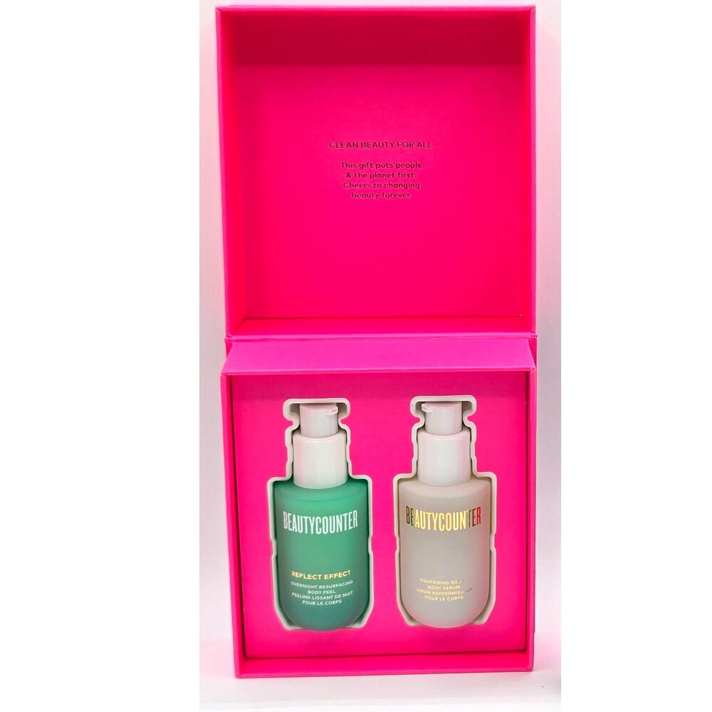 BEAUTYCOUNTER Renew Your Body Duo Body Peel & Tightening Serum 1.7oz ea